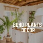 A picture showing boho plants decor